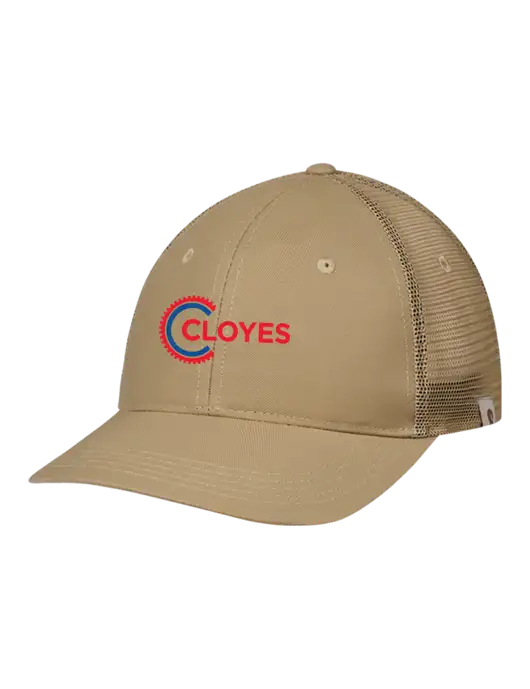 Carhartt Dark Tan Trucker Rugged Pro Series Cap w/Cloyes Logo