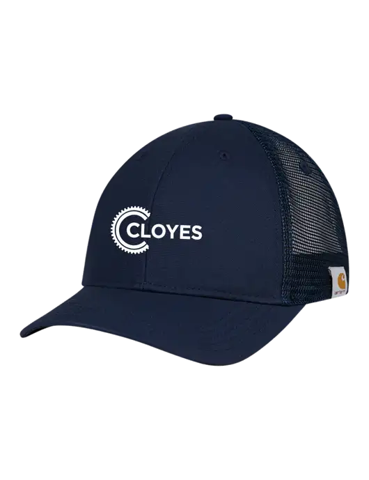 Carhartt Navy Trucker Rugged Pro Series Cap w/Cloyes Logo