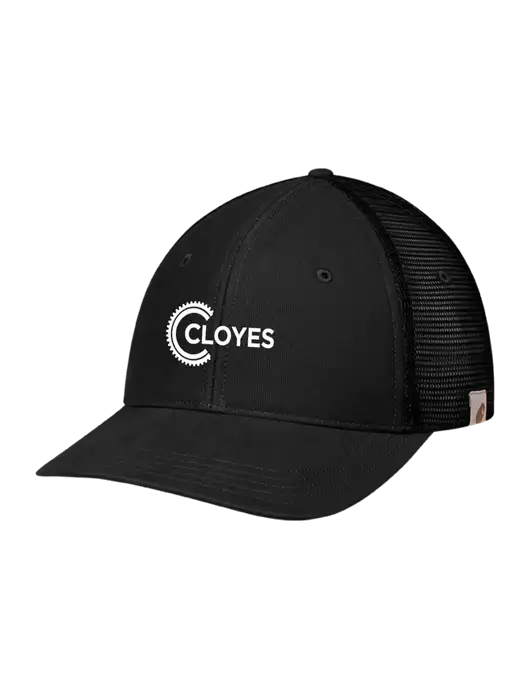 Carhartt Black Canvas Trucker Cap w/Cloyes Logo