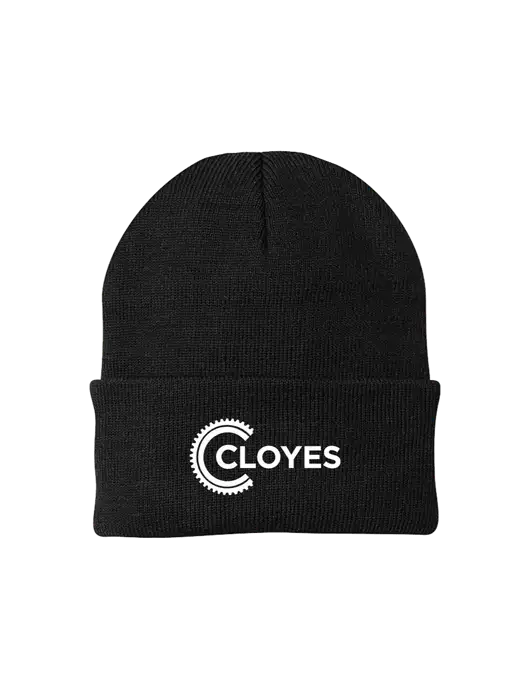 Black Knit Cap w/Cloyes Logo
