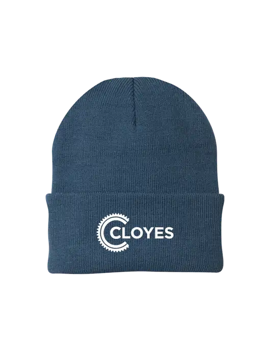 Dark Slate Knit Cap w/Cloyes Logo