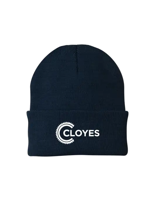 Navy Knit Cap w/Cloyes Logo