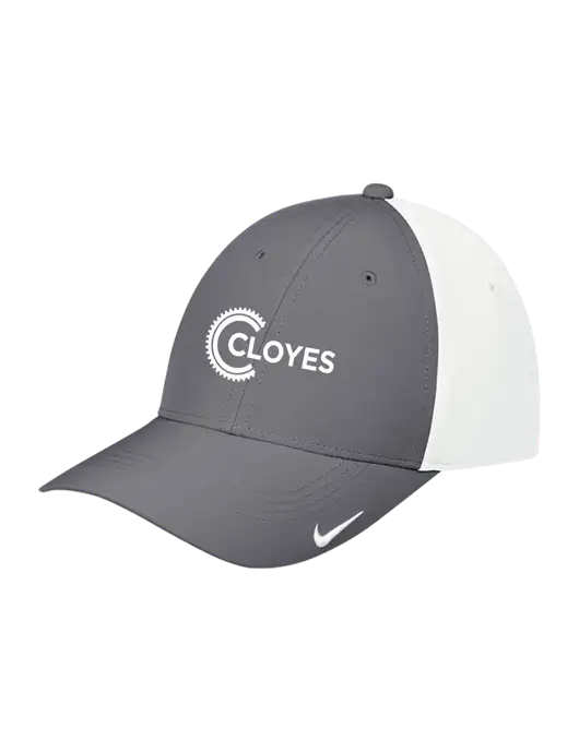 Nike Dark Grey/White Dri-FIT Legacy Cap w/Cloyes Logo