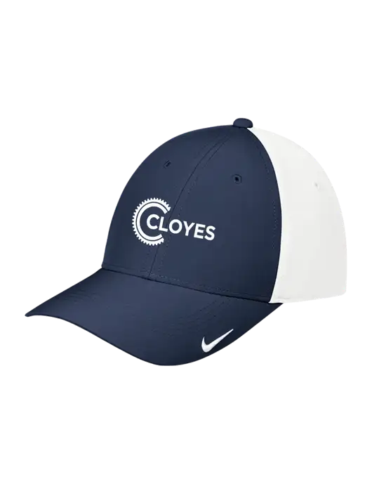 Nike Navy/White Dri-FIT Legacy Cap w/Cloyes Logo