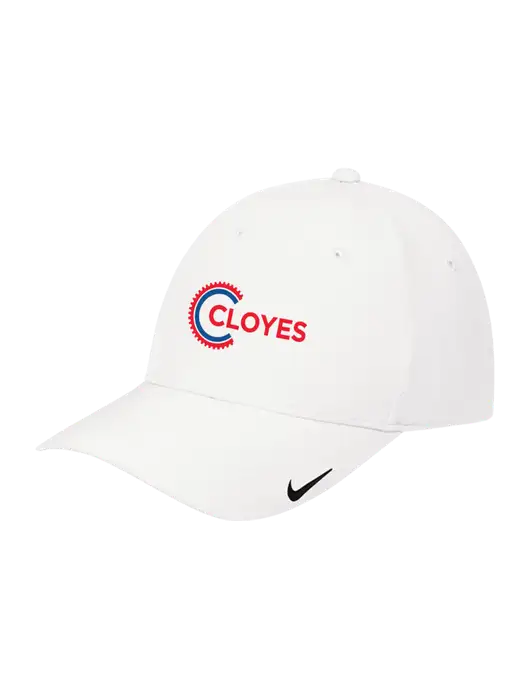 Nike White Dri-FIT Legacy Cap w/Cloyes Logo