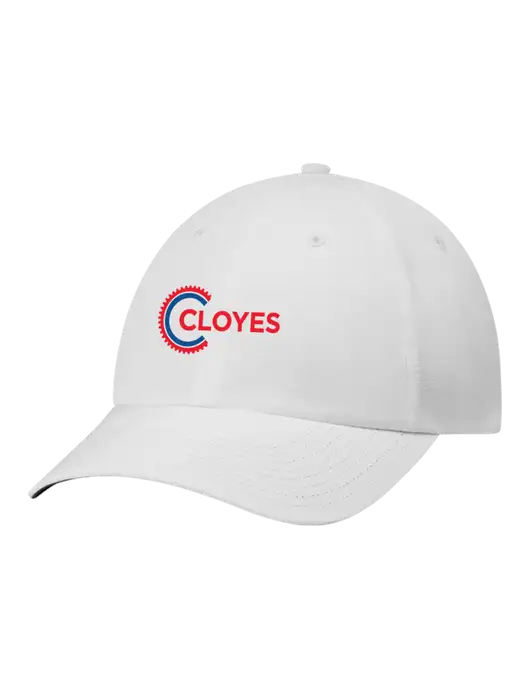 Richardson Relaxed Performance Lite White Cap w/Cloyes Logo