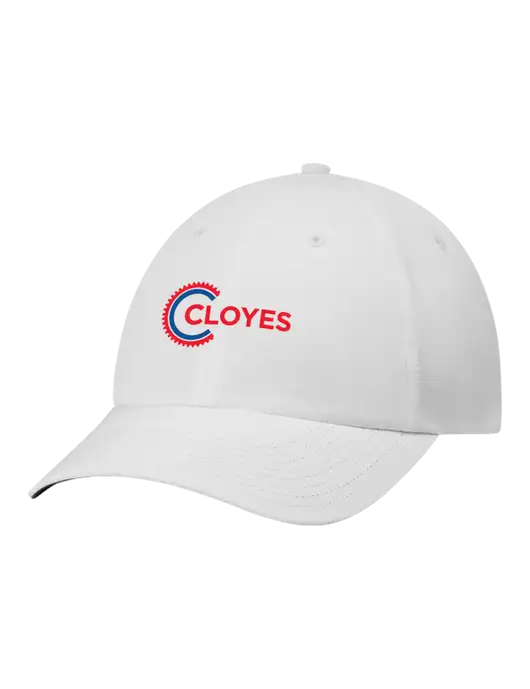 Richardson Relaxed Performance Lite White Cap w/Cloyes Logo
