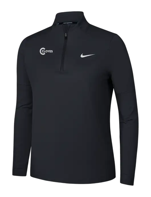 Nike Black Womens Dri-FIT Element 1/2-Zip Pullover w/Cloyes Logo