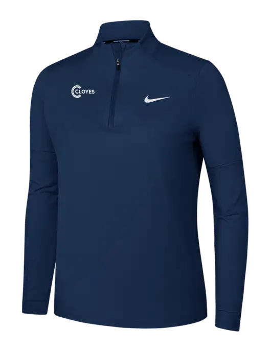 Nike Dark Navy Womens Dri-FIT Element 1/2-Zip Pullover w/Cloyes Logo