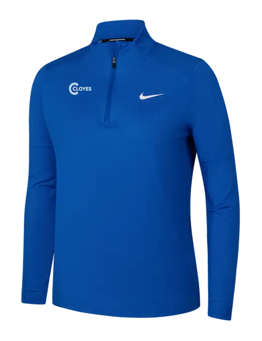 Nike Royal Womens Dri-FIT Element 1/2-Zip Pullover w/Cloyes Logo